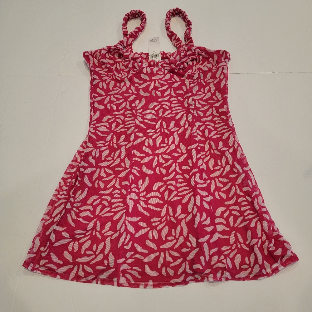 American Eagle Sun Dress Hot Pink Size Medium NWT!